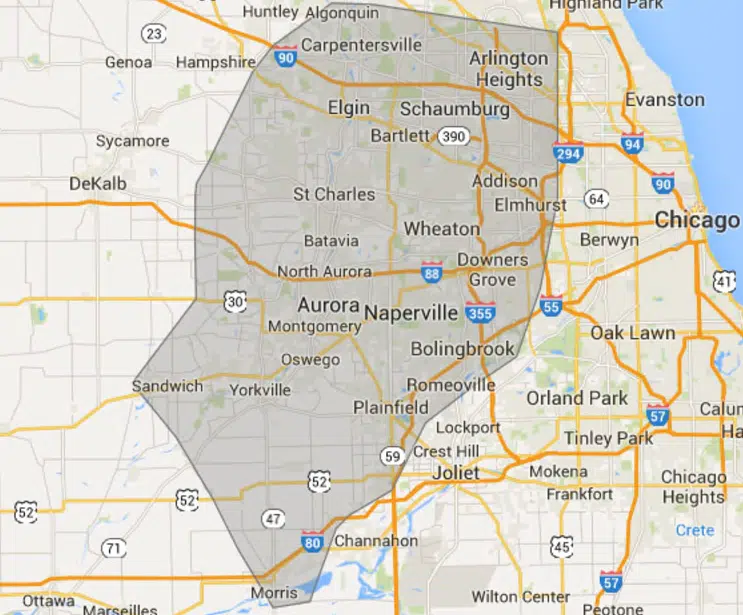 Service area Pleasant Temps